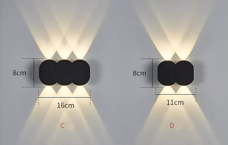 Modern IP65 Waterproof LED Outdoor Wall Light
