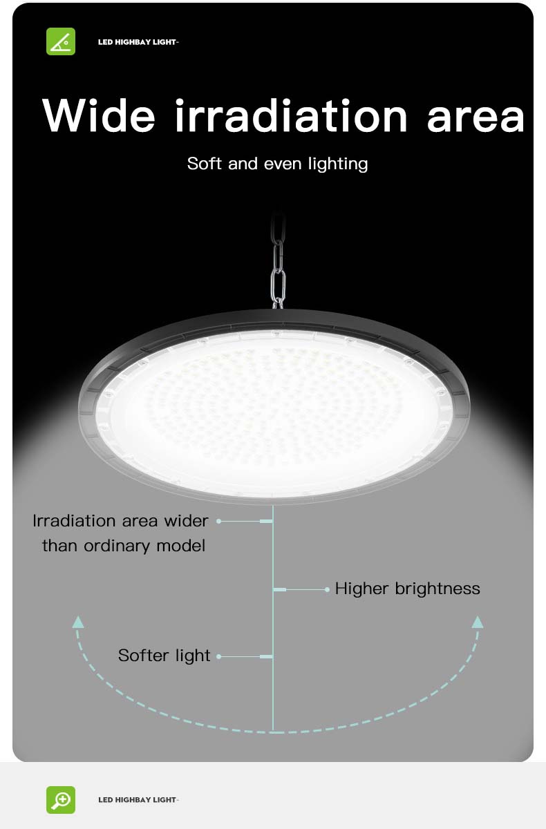 LED Industrial UFO Light 100W 150W 200W
