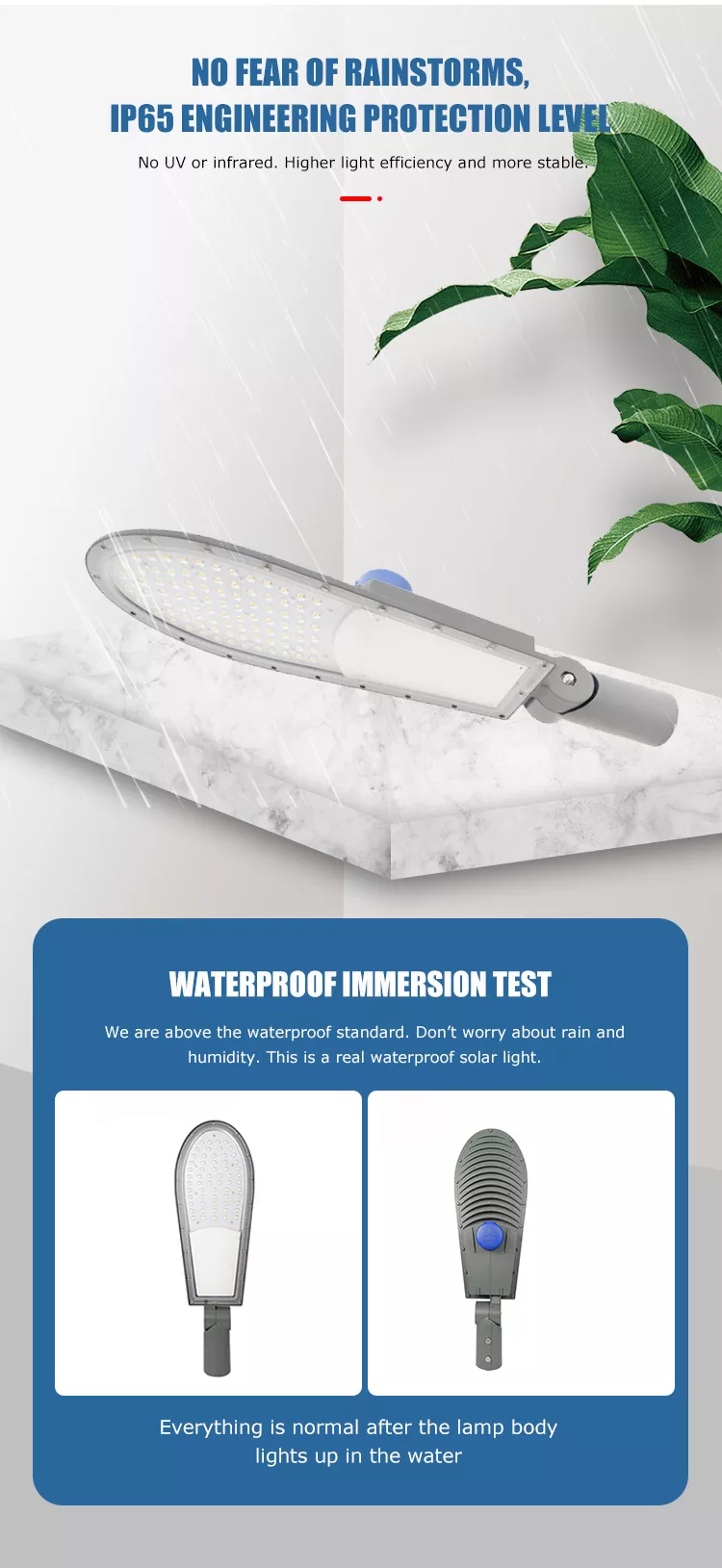South America Eco Rotatable LED Street light 100W 150W 200W