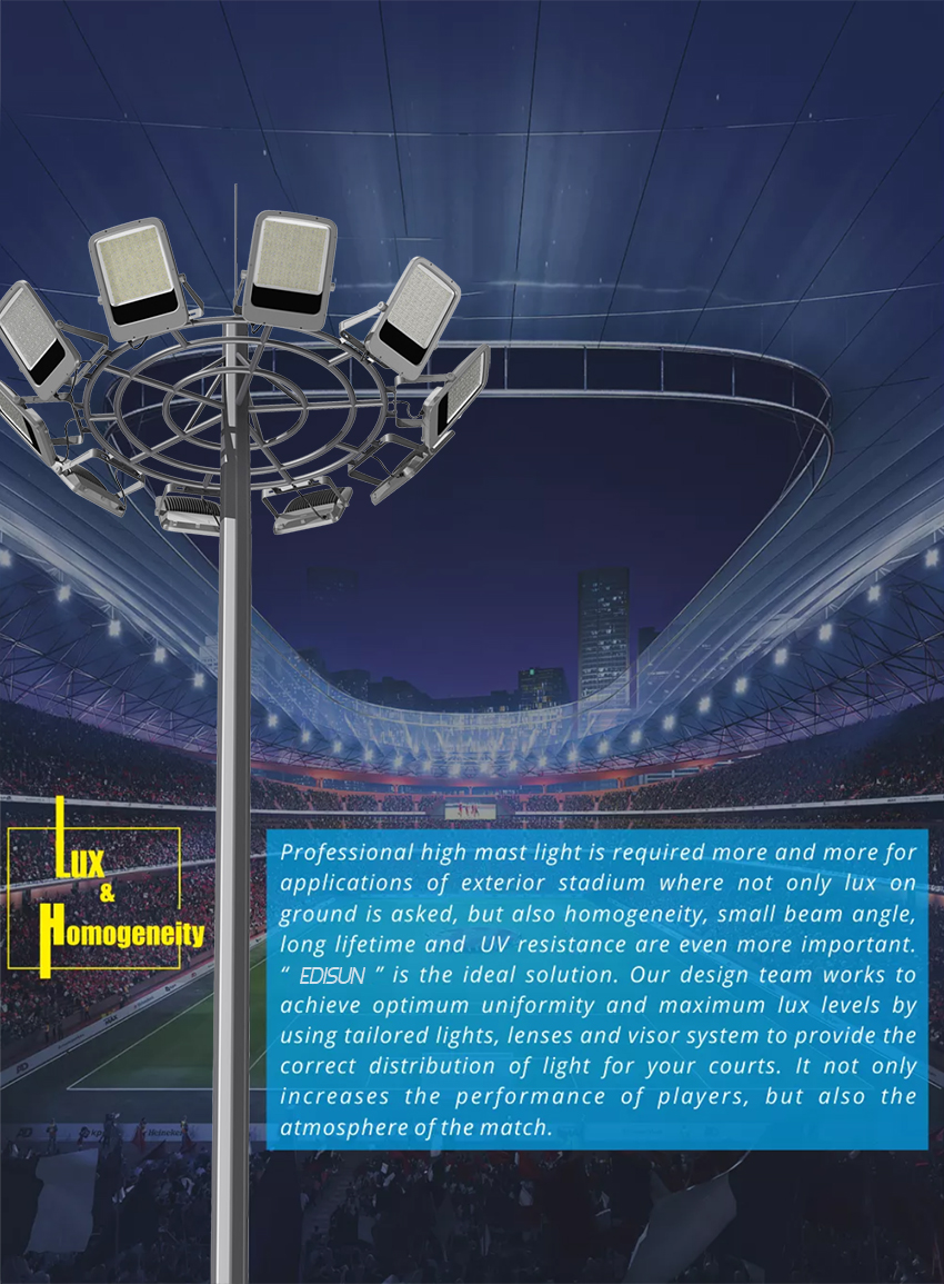Professional stadium High wattage flood lights