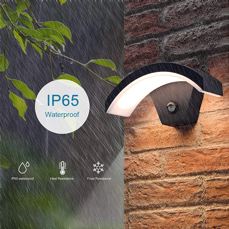 Aluminum Motion Sensor LED Wall Light