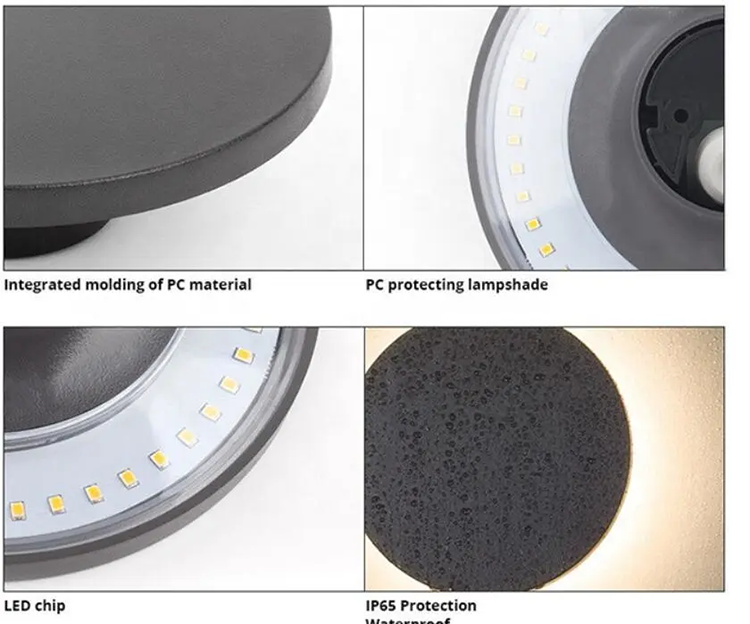 12W Round/Square Shape LED Wall Lamp