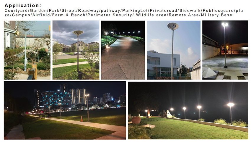 Integrated LED Solar street light