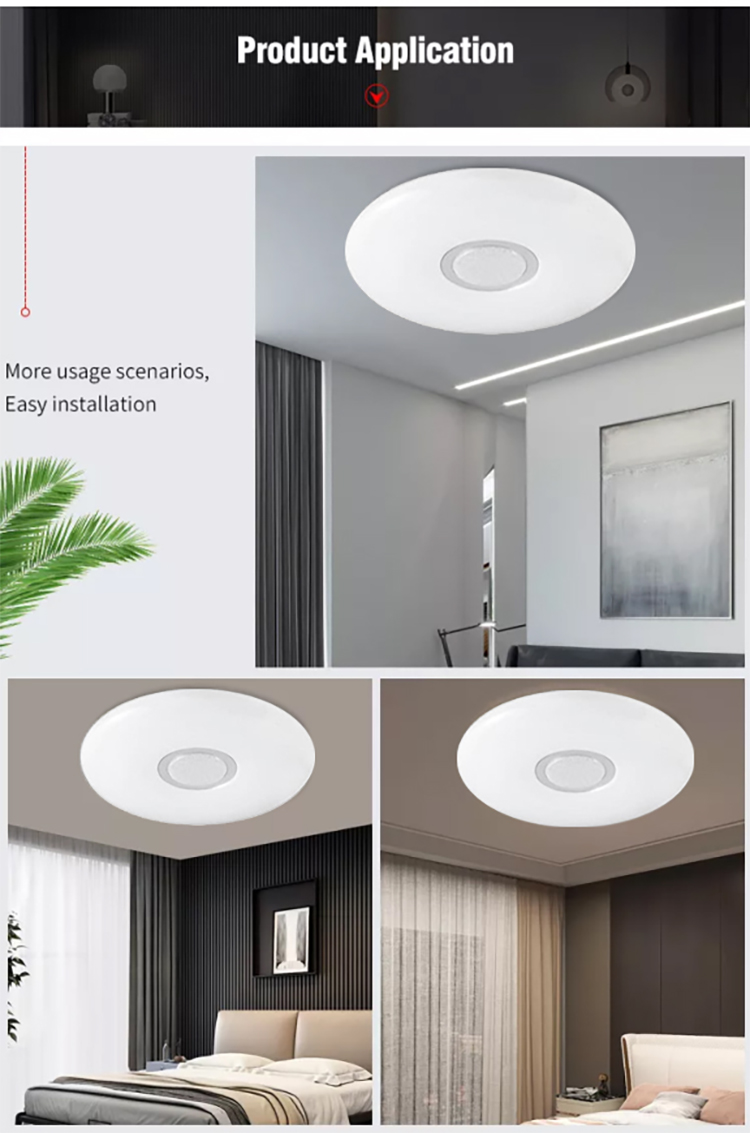 Led 36W Decorativo Plafones 3 EN 1