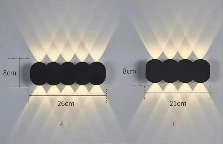 Modern IP65 Waterproof LED Outdoor Wall Light
