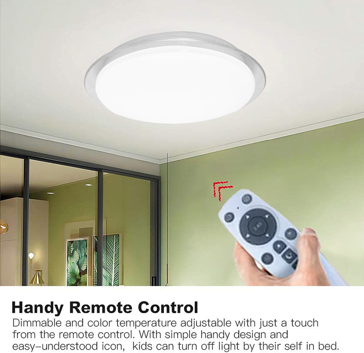 Plafones LED 36W con mando a distancia