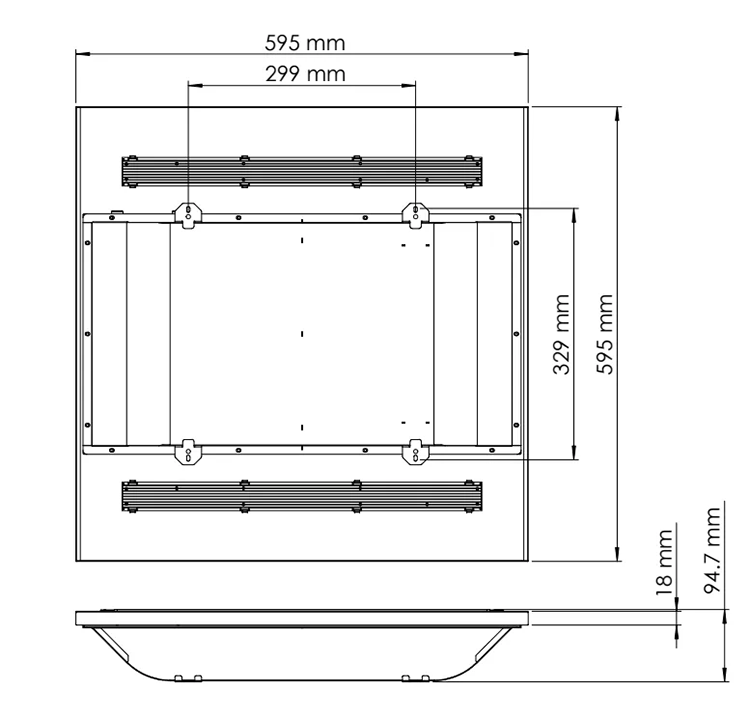 LED Air Circulation Germicidal light