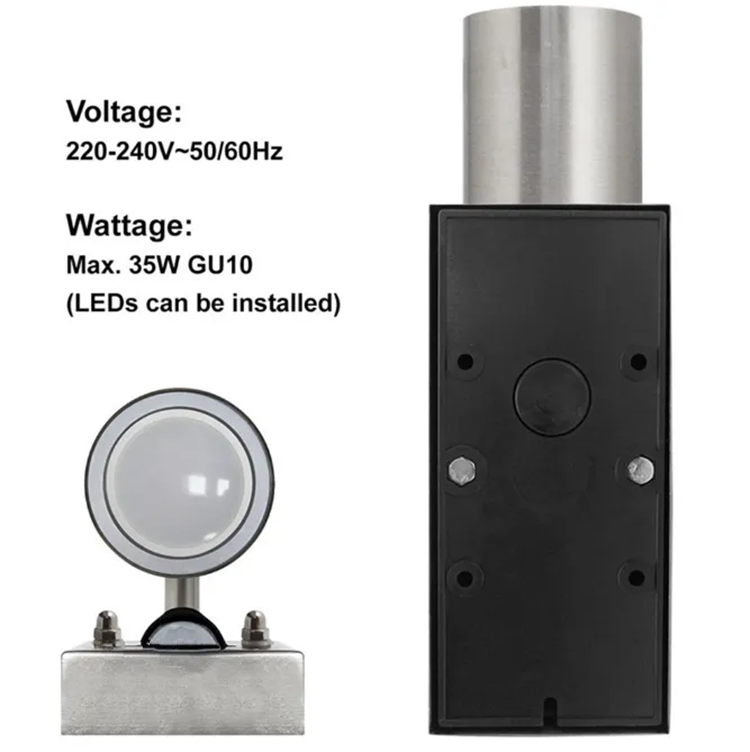 GU10 Up and Down Wall Light