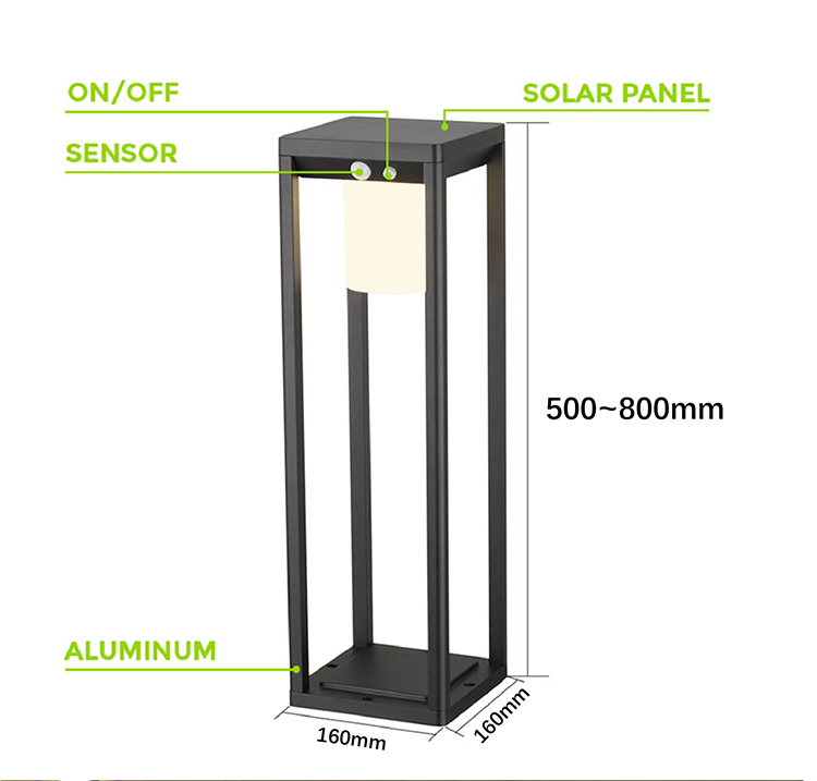 LED Solar Sensor Light for Garden