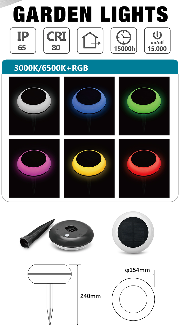 LED Solar Music Garden Light