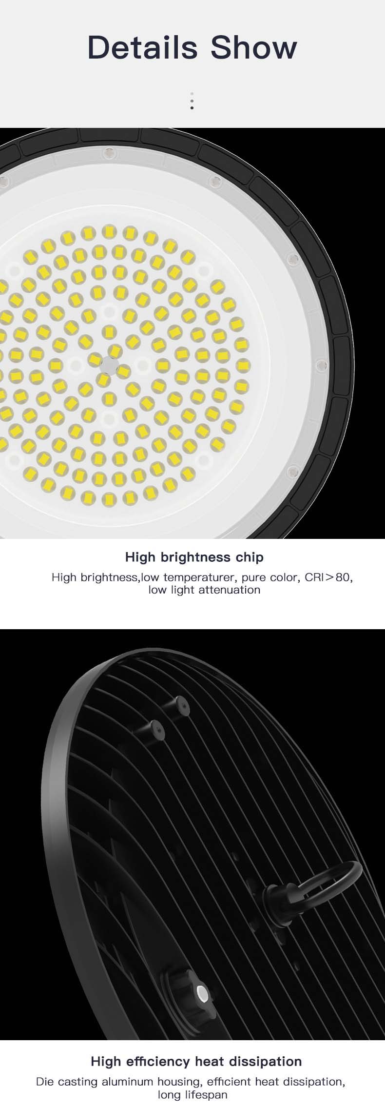 LED Industrial UFO Light 100W 150W 200W