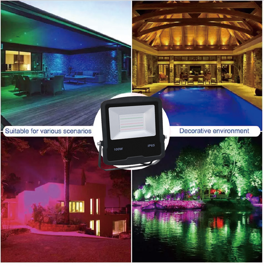 LED FLOOD LIGHT 10-200W RGB