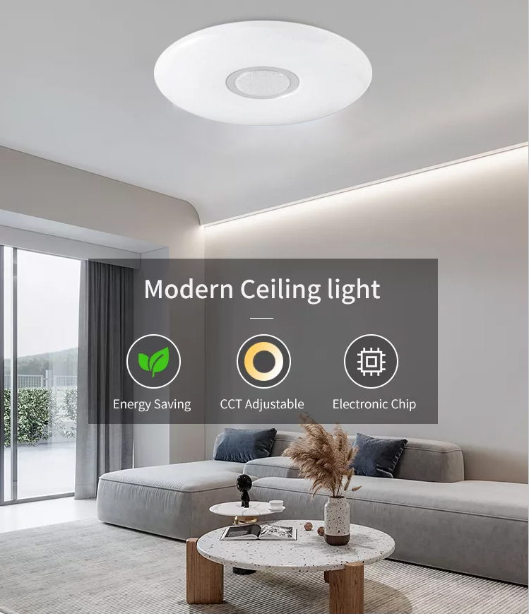 LED 36W Decorative Ceiling Lights 3 IN 1