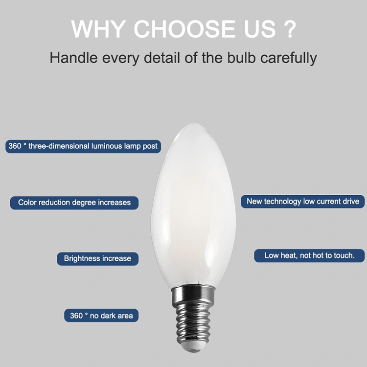 LED MILKY BULBS C35