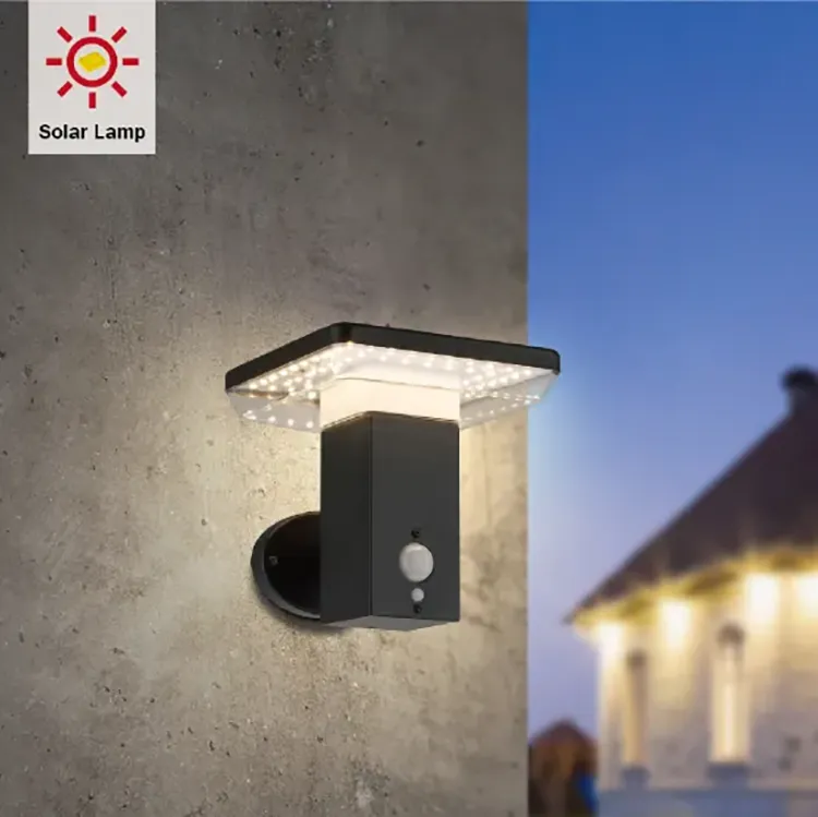 LED Outdoor Solar Wall Light with Motion Sensor
