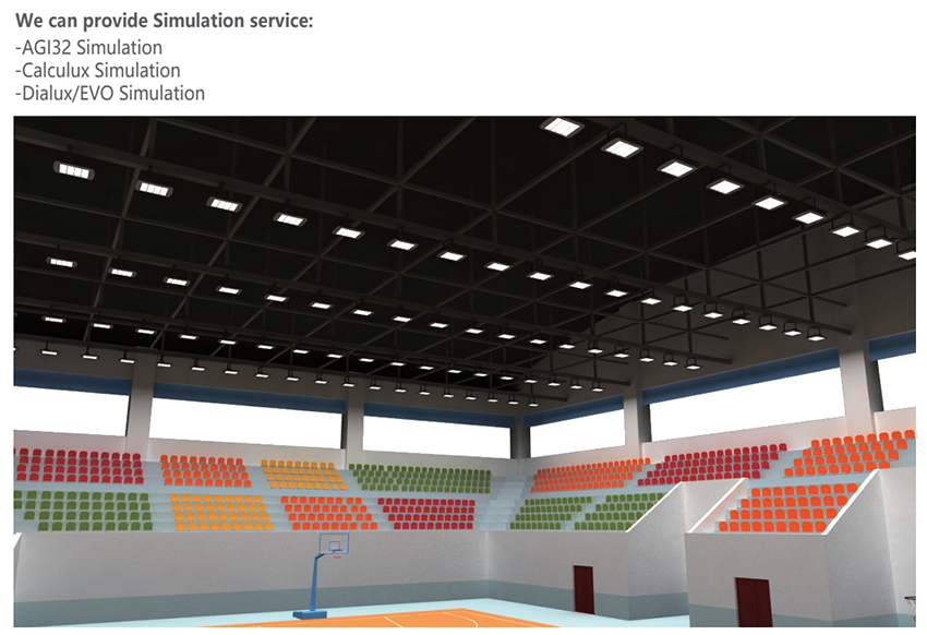 Professional stadium High wattage flood lights