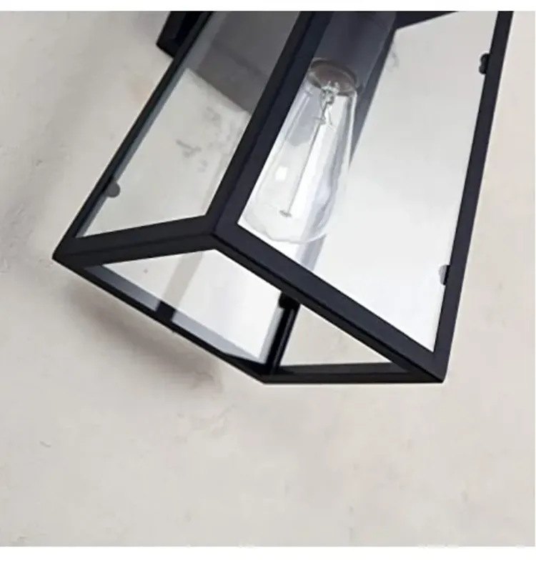 Modern Outdoor Wall Light with E27 Bulb