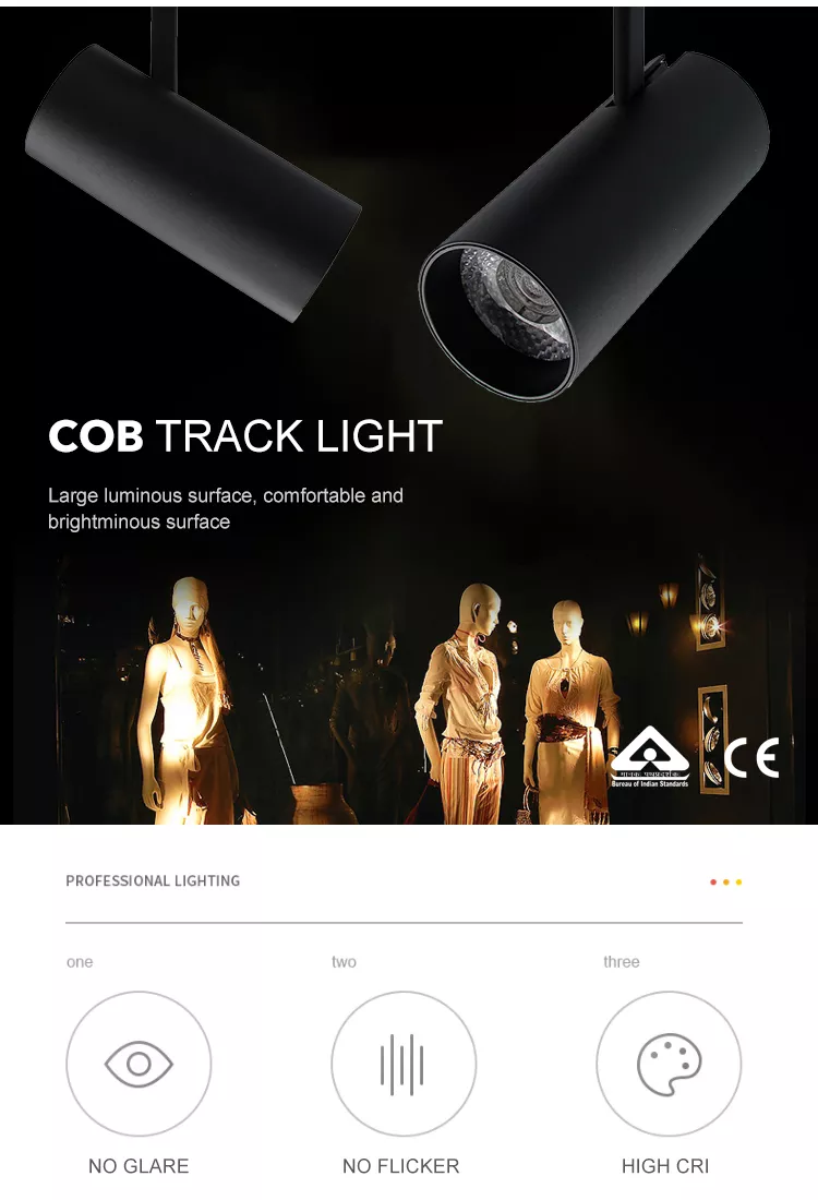 CCT Adjustable LED Track Light 10W 20W 30W