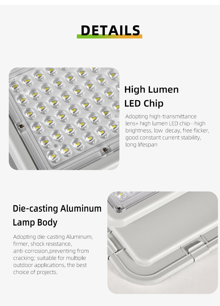 High Quality Outdoor LED solar street light 100W 200W 200W