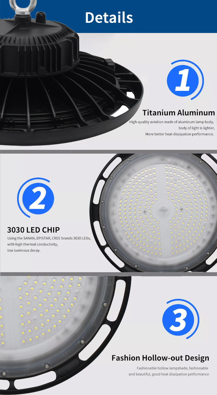 South Amercia LED UFO Light 100W 150W 200W