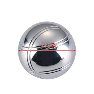 STEEL FRENCH BOULES SET PETANQUE BALLS OUTDOOR GARDEN GAME FREE CARRY 8PCS SET