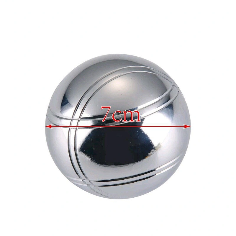 STEEL FRENCH BOULES SET PETANQUE BALLS OUTDOOR GARDEN GAME FREE CARRY 8PCS SET