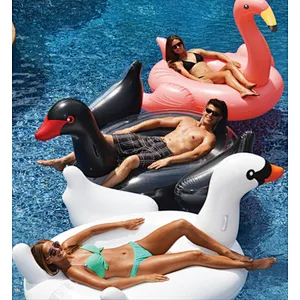 Giant Inflatable Flamingo Pool Float  Summer Beach Swimming Pool Party Lounge Raft Decorations Toys for Adults Kids (Large)