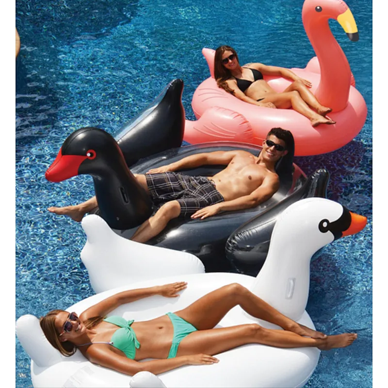 Giant Inflatable Flamingo Pool Float  Summer Beach Swimming Pool Party Lounge Raft Decorations Toys for Adults Kids (Large)