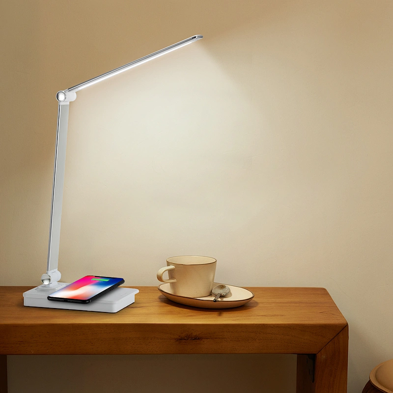 Table lamp wireless charging