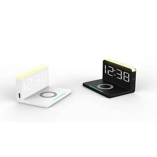Alarm clock wireless charging