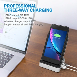 QC3.0(18W)+PD18W Wireless  Charger