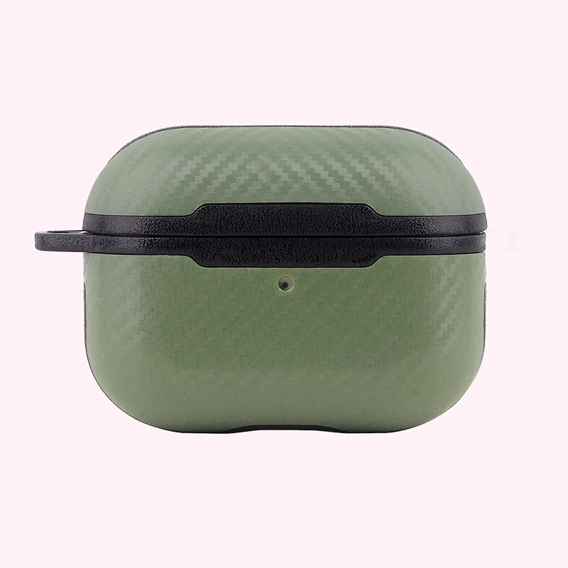 Protective Airpods Case TPU Hook Case Cover with Keychain for Airpods
