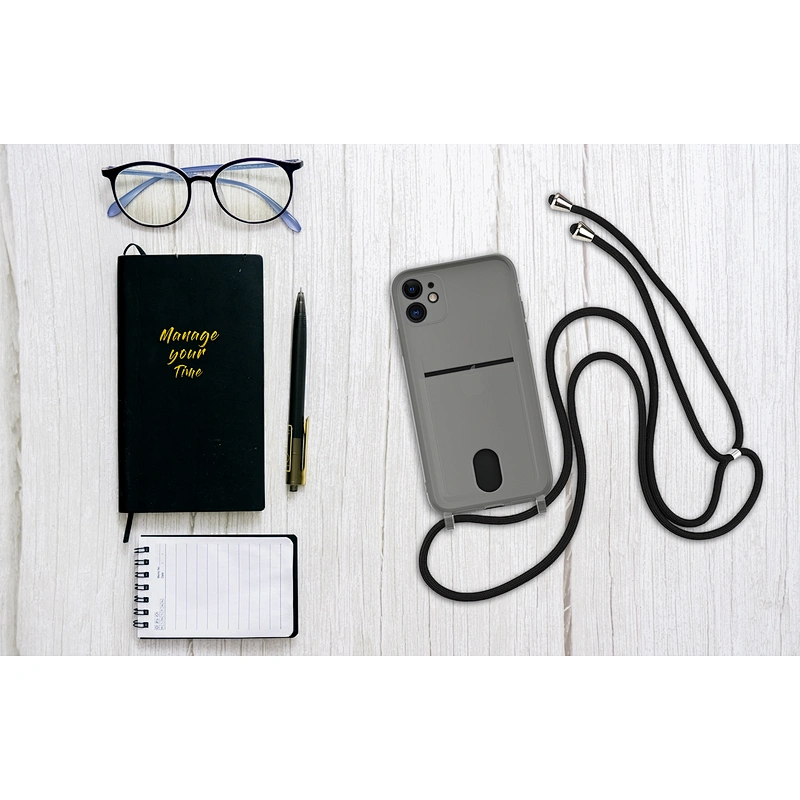 Necklace Strap String Cord Rope Card Holders Phone Case
