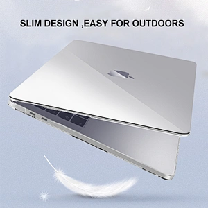 Lucency Plastic Laptop Back Cover For Macbook Air Case