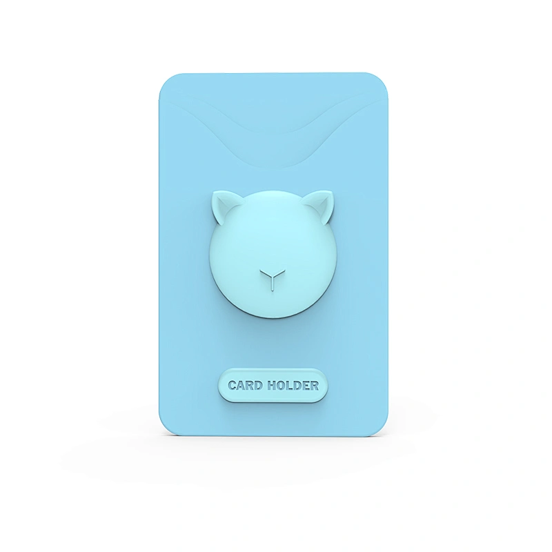Hot Sale High Quality Silicone Material Custom cartoon silicone business student card cover holder