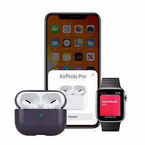 Leather Protective Skin Cover Airpod Case
