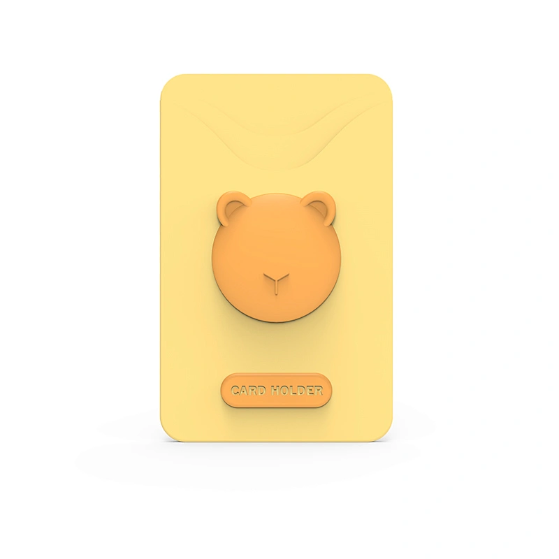 Hot Sale High Quality Silicone Material Custom cartoon silicone business student card cover holder