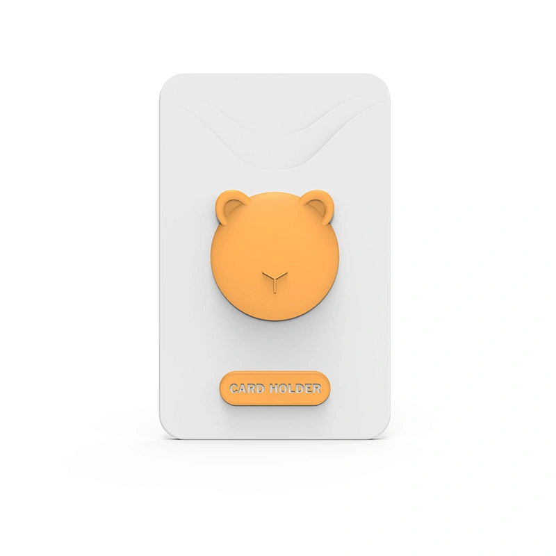Hot Sale High Quality Silicone Material Custom cartoon silicone business student card cover holder