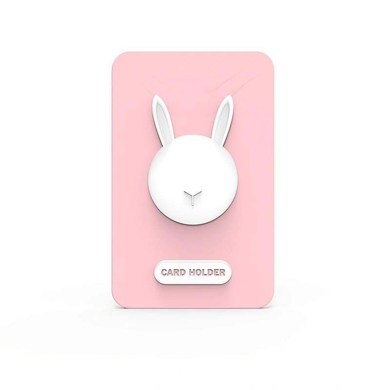 Hot Sale High Quality Silicone Material Custom cartoon silicone business student card cover holder