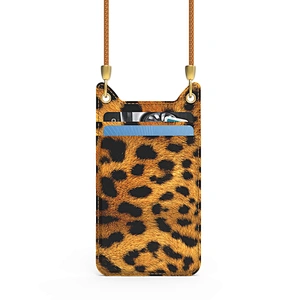 Most Welcome Colorful Tiger Pattern& Glitter  ID Card Holder  With Lanyards
