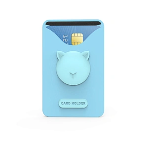 Hot Sale High Quality Silicone Material Custom cartoon silicone business student card cover holder