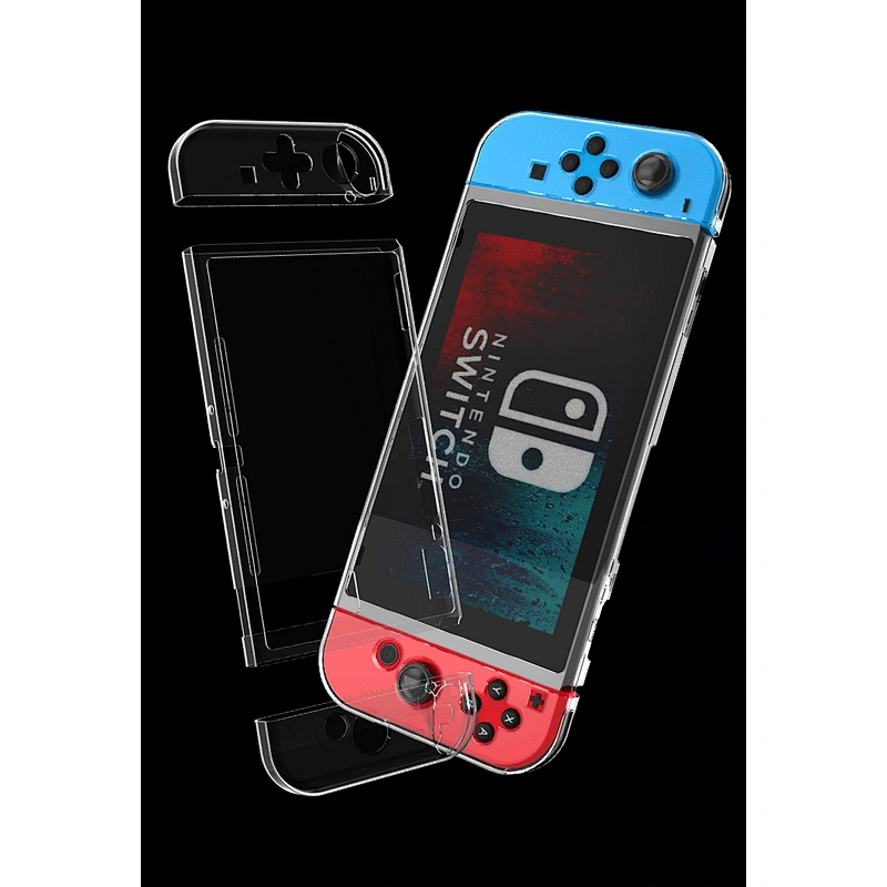 Switch Crystal Protective Case NS Game Console Transparent Protective Cover Shell for Nintendo Switch
