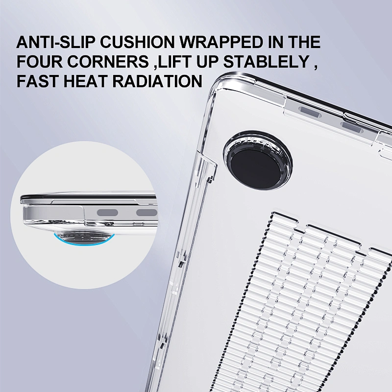 Lucency Plastic Laptop Back Cover For Macbook Air Case