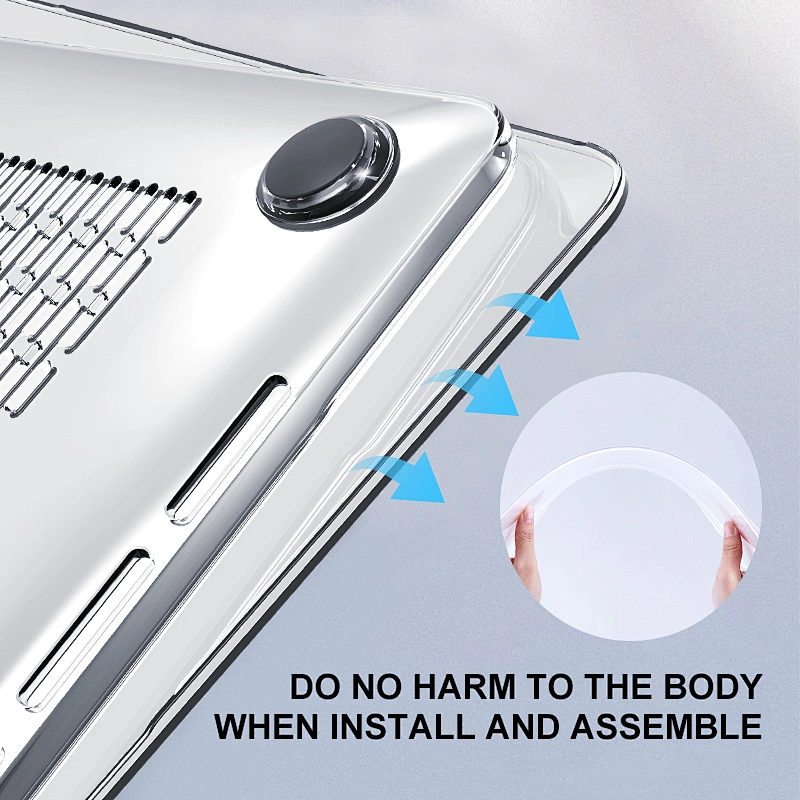 Lucency Plastic Laptop Back Cover For Macbook Air Case