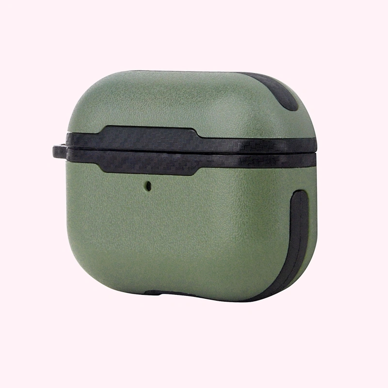Protective Airpods Case TPU Hook Case Cover with Keychain for Airpods