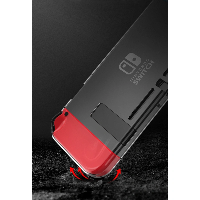 Switch Crystal Protective Case NS Game Console Transparent Protective Cover Shell for Nintendo Switch