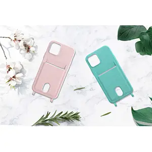 ECO Necklace Strap String Cord Rope Card Holders Phone Case