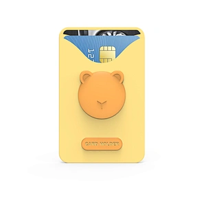 Hot Sale High Quality Silicone Material Custom cartoon silicone business student card cover holder