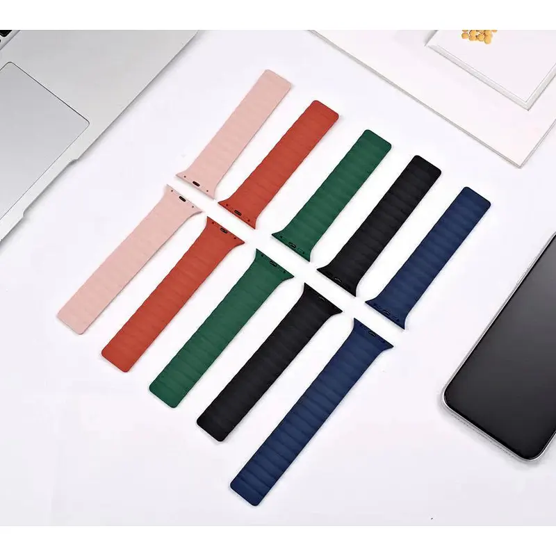 magetic silicone iwatch strap