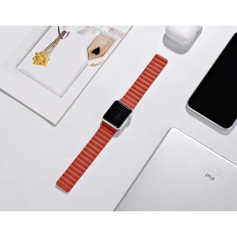 magetic silicone iwatch strap